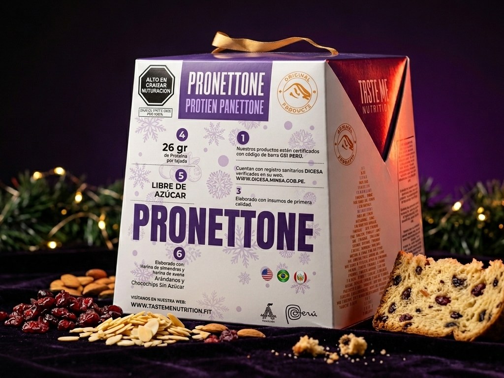 Taste Me Pronettone, caja navideña